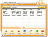 WAV To MP3 Converter screenshot